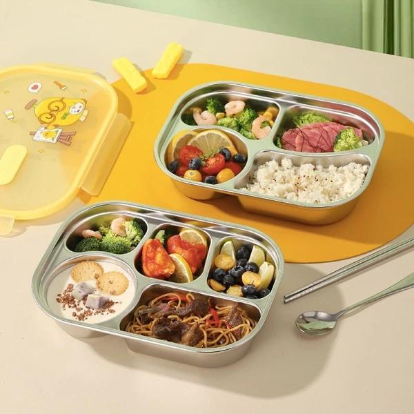 Khay inox nhẹ, không gỉ và có thể đặt trực tiếp trên bề mặt gạch, bàn đá mà không để lại vết bẩn. (Ảnh 5) Khay inox nhẹ, không gỉ và có thể đặt trực tiếp trên bề mặt gạch, bàn đá mà không để lại vết bẩn. (Ảnh 5)