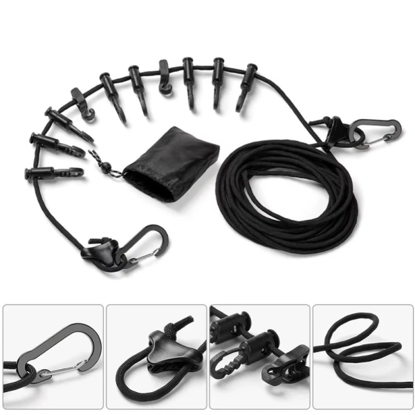 Thay vì để dây chỉ trên một mức độ, hãy cân nhắc lắp 2‑3 dây với độ cao khác nhau. (Ảnh 4)