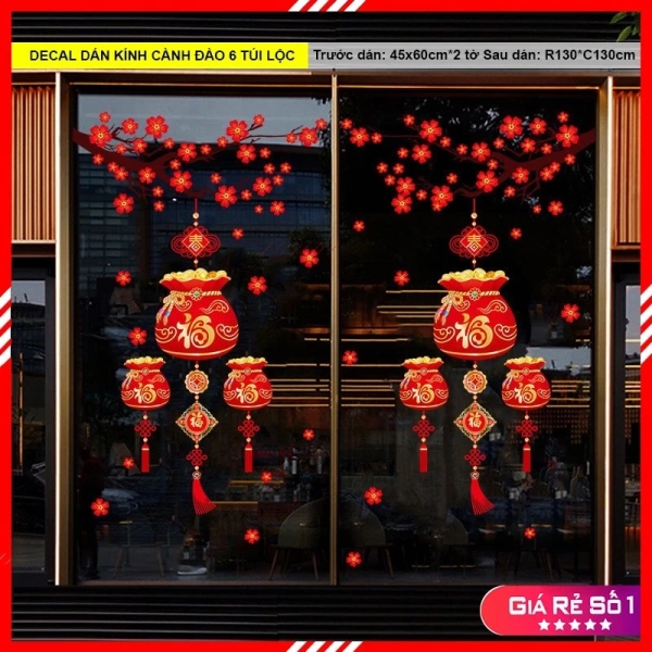 Khi decal Tết dán trên kính, ánh sáng rực rỡ mang lại cảm giác không ngờ so với dự định ban đầu - Ảnh 5 Khi decal Tết dán trên kính, ánh sáng rực rỡ mang lại cảm giác không ngờ so với dự định ban đầu - Ảnh 5