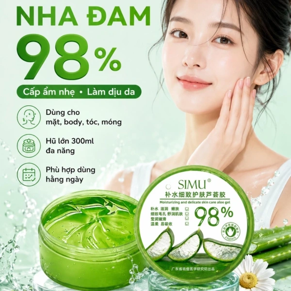 Khi gel dưỡng ẩm 98 % chiết xuất nha đam thực sự mang lại làn da mềm mại sau tuần đầu dùng - Ảnh 1 Khi gel dưỡng ẩm 98 % chiết xuất nha đam thực sự mang lại làn da mềm mại sau tuần đầu dùng - Ảnh 1