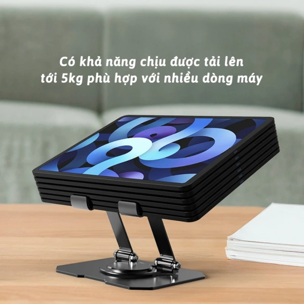 Một mẫu giá đỡ đang được người tiêu dùng quan tâm là Giá Đỡ iPad Máy Tính Bảng Xoay 360 Gấp Gọn Để Bàn Tiện Dụng SMTech. (Ảnh 4)