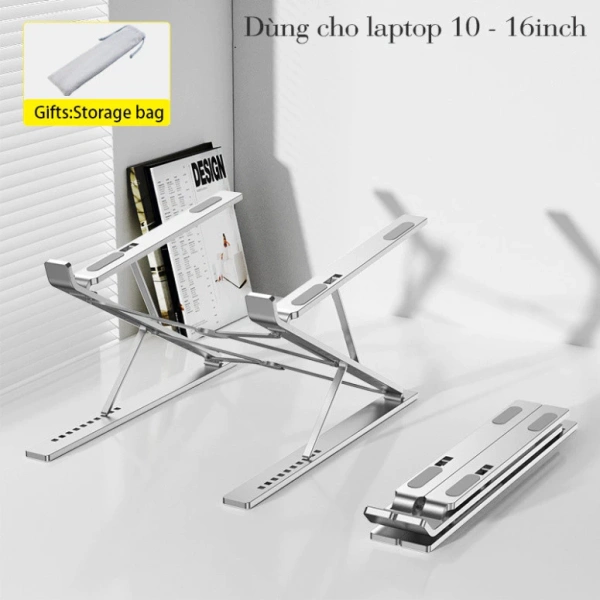Khi giá đỡ laptop 2 tầng gấp gọn biến góc làm việc chật hẹp thành không gian thoải mái - Ảnh 4 Khi giá đỡ laptop 2 tầng gấp gọn biến góc làm việc chật hẹp thành không gian thoải mái - Ảnh 4