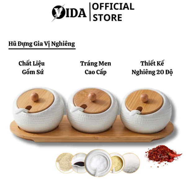 Khi hũ gia vị nghiêng 20 độ kết hợp khay gỗ và thìa sứ, góc bếp chật hẹp trở nên gọn gàng bất ngờ - Ảnh 1 Khi hũ gia vị nghiêng 20 độ kết hợp khay gỗ và thìa sứ, góc bếp chật hẹp trở nên gọn gàng bất ngờ - Ảnh 1