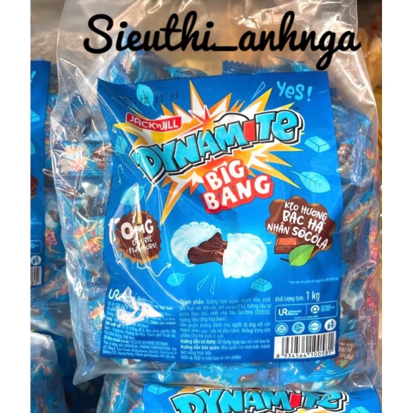 Sản phẩm Kẹo Nhai 3 Viên Socola Hương Bạc Hà Dynamite/Big Bang Túi 1 kg hiện đang được bán trên trang marketplace TripMap với giá khởi điểm 120 456 VND và mức giảm còn 95 600 VND. (Ảnh 4)