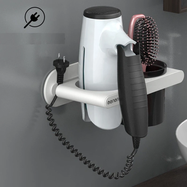 Khi kệ treo máy sấy tóc gắn tường trong nhà tắm biến việc sắp xếp không gian thành thử thách bất ngờ - Ảnh 4 Khi kệ treo máy sấy tóc gắn tường trong nhà tắm biến việc sắp xếp không gian thành thử thách bất ngờ - Ảnh 4