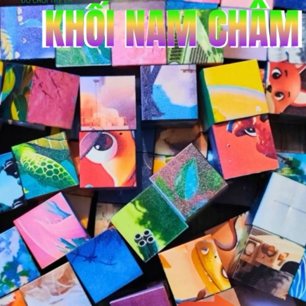 Khi khối nam châm trong hộp đồ chơi bất ngờ trở thành công cụ khám phá cấu trúc xây dựng cho trẻ. - Ảnh 2