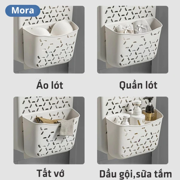 Khi không gian phòng thay đồ bớt chật hơn nhờ giỏ đựng quần áo gấp gọn treo tường - Ảnh 2 Khi không gian phòng thay đồ bớt chật hơn nhờ giỏ đựng quần áo gấp gọn treo tường - Ảnh 2