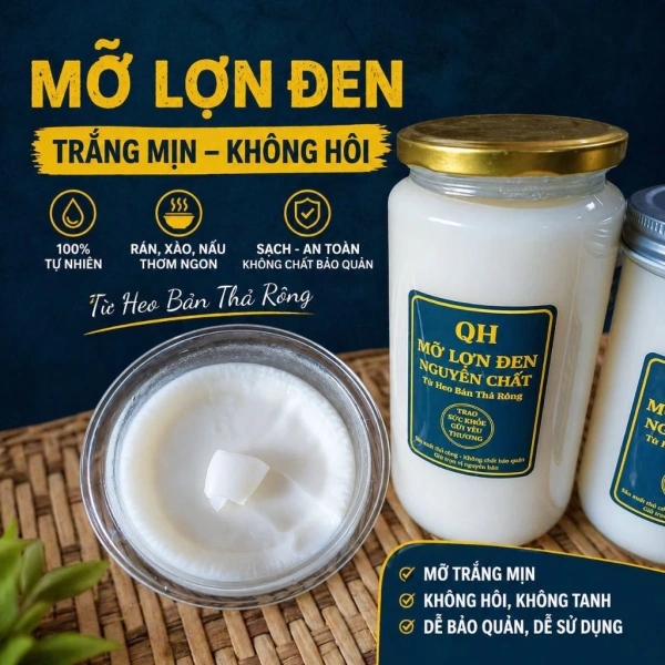 Trong quá trình mua sắm, việc phân biệt mỡ lợn chất lượng thực sự là một kỹ năng quan trọng. (Ảnh 2)