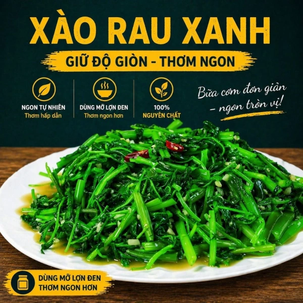 Đối với những gia đình đang tìm kiếm một nguồn mỡ ăn sạch, thơm tự nhiên, Mỡ Lợn Đen Nguyên Chất – Mỡ Sạch Nấu Ăn Gia Đình – Thơm Không Hôi là một lựa chọn đáng cân nhắc. (Ảnh 4)
