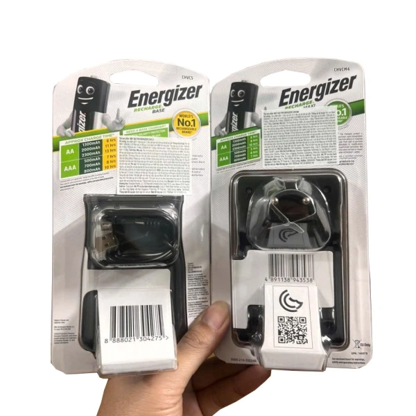 Như đã đề cập trong phần trên, bộ sạc của Energizer có hai phiên bản: CHVCM4 và CHVC5. (Ảnh 3) Như đã đề cập trong phần trên, bộ sạc của Energizer có hai phiên bản: CHVCM4 và CHVC5. (Ảnh 3)