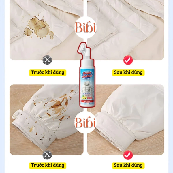 Thị trường hiện nay có nhiều loại bình xịt giặt khô, tuy nhiên không phải loại nào cũng phù hợp với áo khoác lông vũ. (Ảnh 4)