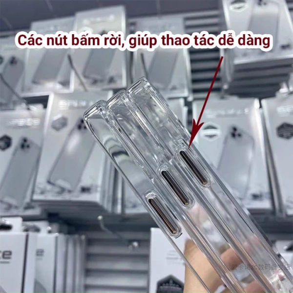 Thị trường hiện nay có vô số mẫu ốp trong suốt, nhưng chỉ có một phần ít thực sự đáp ứng được nhu cầu “độ bám tay” và “độ bền” cùng lúc. (Ảnh 3)