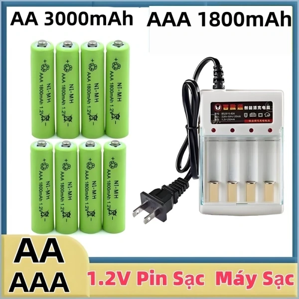 Khi pin sạc AA 3000mAh khiến đèn pin bỗng tắt nhanh hơn dự đoán - Ảnh 1 Khi pin sạc AA 3000mAh khiến đèn pin bỗng tắt nhanh hơn dự đoán - Ảnh 1