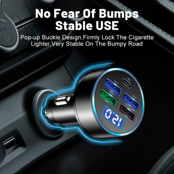 Hệ thống điện của xe hơi cung cấp điện áp 12–24V thông qua cổng phụ (cigarette lighter) hoặc cổng USB chuyên dụng. (Ảnh 2) Hệ thống điện của xe hơi cung cấp điện áp 12–24V thông qua cổng phụ (cigarette lighter) hoặc cổng USB chuyên dụng. (Ảnh 2)
