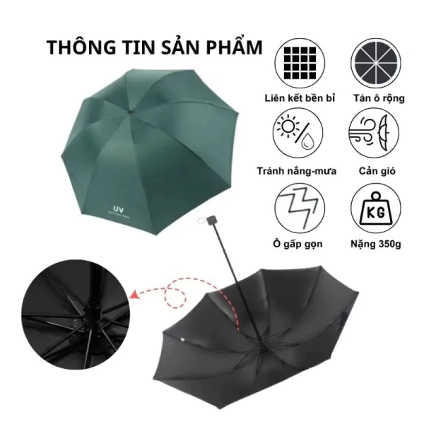 Một số mẫu dù thường xuất hiện trên các kênh thương mại điện tử có những đặc điểm riêng. (Ảnh 4)