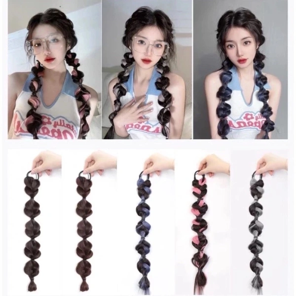Khi tóc giả phong cách Hàn Quốc nhẹ như gió gặp độ ẩm cao, những sợi bím nhanh chóng rối và mất form - Ảnh 5 Khi tóc giả phong cách Hàn Quốc nhẹ như gió gặp độ ẩm cao, những sợi bím nhanh chóng rối và mất form - Ảnh 5