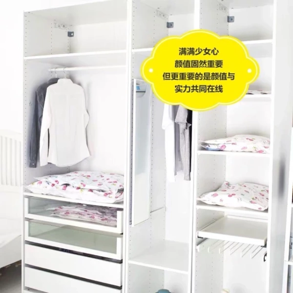 Khi túi hút chân không siêu to đựng gấu bông cỡ M7 khiến tủ nhà chật hẹp hơn so với dự tính - Ảnh 5