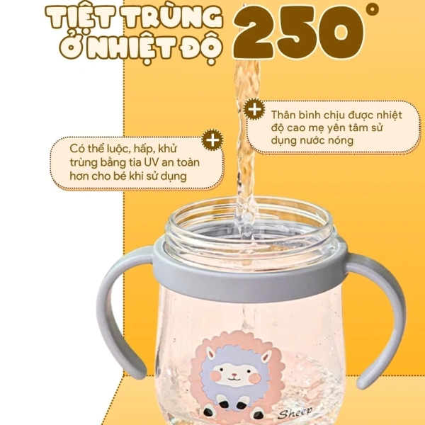 Đối với các bậc phụ huynh đang tìm kiếm một bình tập đáng tin cậy, Bình tập uống nước cho bé Emoon 250ml là một trong những mẫu được ưa chuộng hiện nay. (Ảnh 5) Đối với các bậc phụ huynh đang tìm kiếm một bình tập đáng tin cậy, Bình tập uống nước cho bé Emoon 250ml là một trong những mẫu được ưa chuộng hiện nay. (Ảnh 5)
