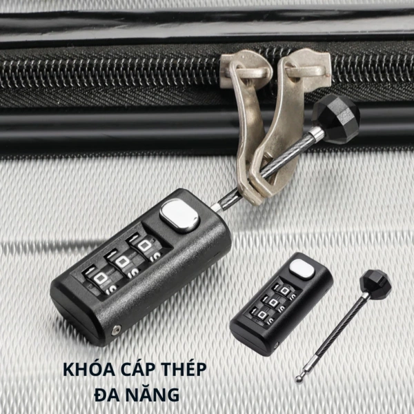 Khóa cáp số bảo vệ hành lý trông chắc chắn, nhưng thực tế lại tiềm ẩn những bất ngờ khiến người dùng phải suy nghĩ lại - Ảnh 1 Khóa cáp số bảo vệ hành lý trông chắc chắn, nhưng thực tế lại tiềm ẩn những bất ngờ khiến người dùng phải suy nghĩ lại - Ảnh 1