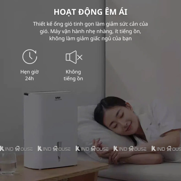 Máy Hút Ẩm Lọc Không Khí KAW Mini hiện đang có mức giá ưu đãi, giảm từ 2,057,400 VNĐ xuống còn 1,620,000 VNĐ. (Ảnh 5)