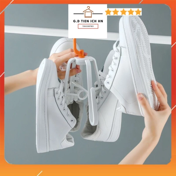 Không gian căn hộ gọn gàng hơn khi dùng móc treo giày chữ U xoay 360 độ để phơi giày dép và tiết kiệm góc phòng - Ảnh 1 Không gian căn hộ gọn gàng hơn khi dùng móc treo giày chữ U xoay 360 độ để phơi giày dép và tiết kiệm góc phòng - Ảnh 1