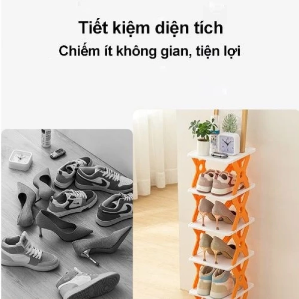Không ngờ một chiếc kệ đa năng gập gọn cho giày dép có thể giải phóng diện tích phòng khách đến mức này. - Ảnh 1 Không ngờ một chiếc kệ đa năng gập gọn cho giày dép có thể giải phóng diện tích phòng khách đến mức này. - Ảnh 1