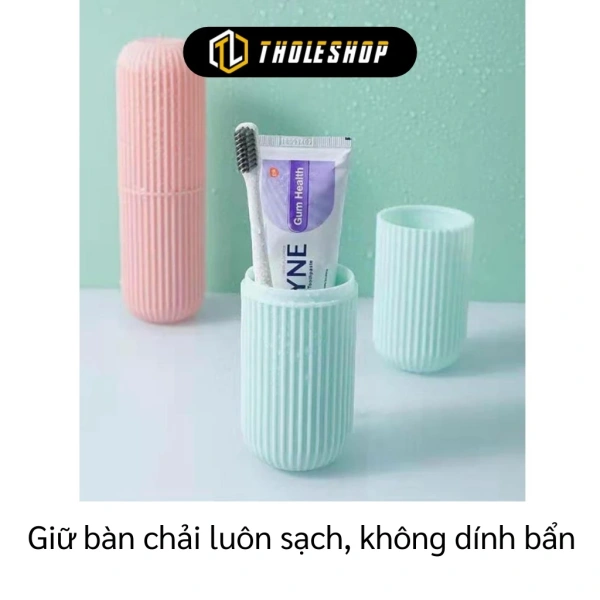 Một trong những giải pháp hiệu quả hiện nay là Ống Đựng Bàn Chải, Kem Đánh Răng, Khăn Mặt Du Lịch Tiện Lợi Tholeshop 8908. (Ảnh 3)