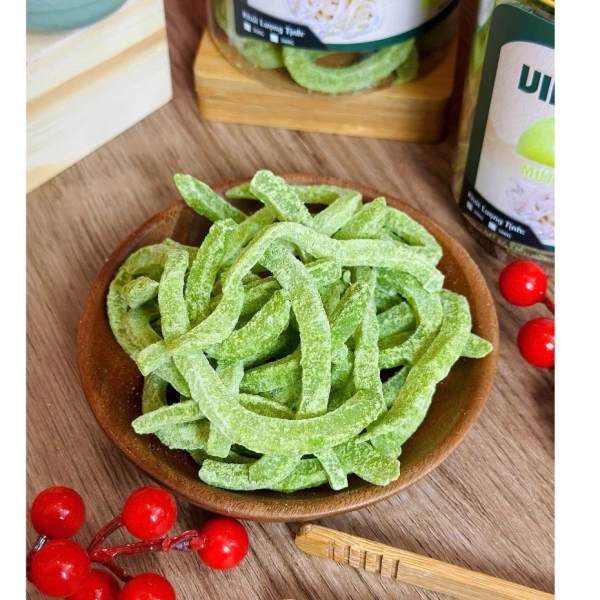 Tên sản phẩm: Mứt Dừa vị trà xanh matcha Vimut – ít đường – Mứt Tết. (Ảnh 5) Tên sản phẩm: Mứt Dừa vị trà xanh matcha Vimut – ít đường – Mứt Tết. (Ảnh 5)