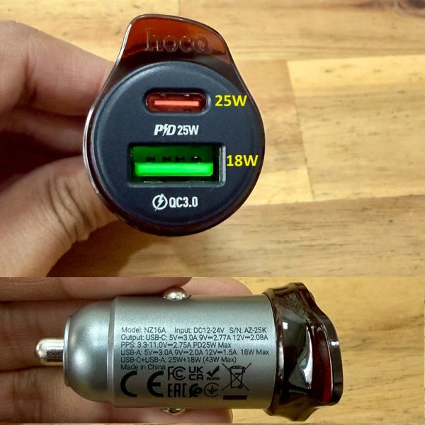 Ở mức công suất 25W, dòng điện và điện áp đi qua các linh kiện bên trong tẩu sạc rất lớn, do đó việc tản nhiệt trở thành yếu tố then chốt. (Ảnh 2) Ở mức công suất 25W, dòng điện và điện áp đi qua các linh kiện bên trong tẩu sạc rất lớn, do đó việc tản nhiệt trở thành yếu tố then chốt. (Ảnh 2)