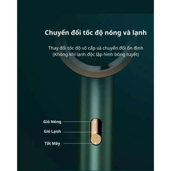 - Dùng chế độ ấm nếu tóc rất dày, sau đó chuyển sang lạnh để “đóng băng”. (Ảnh 5)