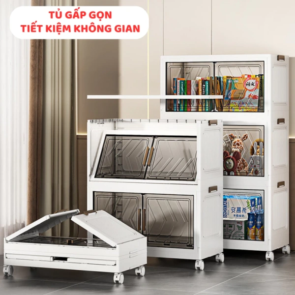 Thứ nhất, ưu điểm đáng chú ý nhất của tủ gấp gọn là khả năng thu gọn nhanh chóng khi không dùng. (Ảnh 2) Thứ nhất, ưu điểm đáng chú ý nhất của tủ gấp gọn là khả năng thu gọn nhanh chóng khi không dùng. (Ảnh 2)