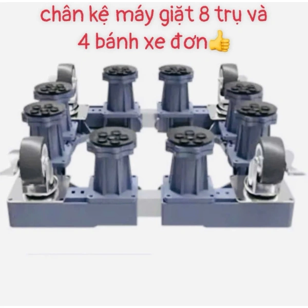 Trong các lựa chọn trên, kệ 8 trụ kết hợp khóa chống dính lắc và bánh xe quay 360° mang lại sự cân bằng tốt nhất giữa tính di động, an toàn, và tiết kiệm không gian. (Ảnh 3)