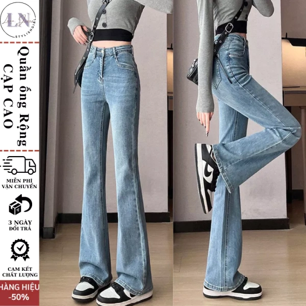 Nếu bạn đang tìm kiếm một mẫu jean đáp ứng đủ tiêu chí trên, Quần jeans nữ ống loe co giãn, quần bò jean nữ ống đứng rộng suông CẠP CAO cao cấp Hottrend 2023 LUNA T023 là một lựa chọn đáng cân nhắc. (Ảnh 4) Nếu bạn đang tìm kiếm một mẫu jean đáp ứng đủ tiêu chí trên, Quần jeans nữ ống loe co giãn, quần bò jean nữ ống đứng rộng suông CẠP CAO cao cấp Hottrend 2023 LUNA T023 là một lựa chọn đáng cân nhắc. (Ảnh 4)