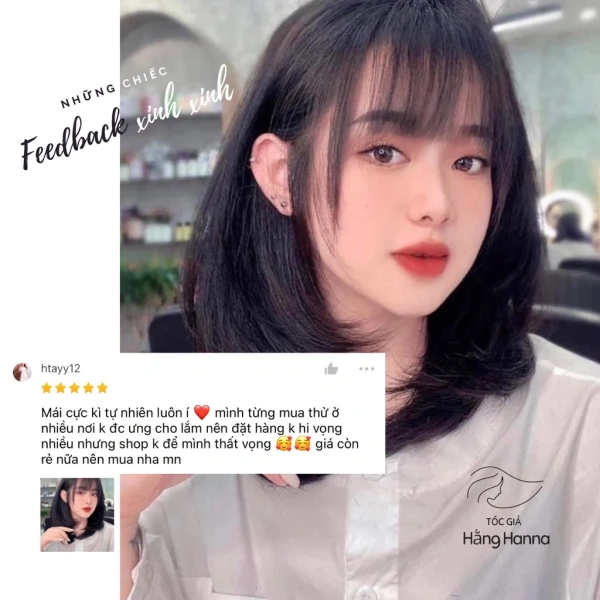 Trong số những lựa chọn đang có trên thị trường, một sản phẩm đang nhận được nhiều phản hồi tích cực từ cộng đồng là “Mái Giả Bằng Tóc Thật 100% Dệt Tay” của Hàn Quốc. (Ảnh 5) Trong số những lựa chọn đang có trên thị trường, một sản phẩm đang nhận được nhiều phản hồi tích cực từ cộng đồng là “Mái Giả Bằng Tóc Thật 100% Dệt Tay” của Hàn Quốc. (Ảnh 5)