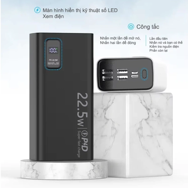 Thị trường hiện nay có nhiều mẫu sạc dự phòng từ 10 000 mAh tới 50 000 mAh. (Ảnh 3) Thị trường hiện nay có nhiều mẫu sạc dự phòng từ 10 000 mAh tới 50 000 mAh. (Ảnh 3)