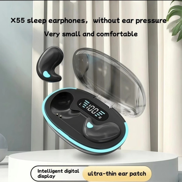 Màn hình LED trên tai nghe không dây bluetooth khiến việc kiểm tra trạng thái pin khó khăn trong ánh sáng mạnh. - Ảnh 1