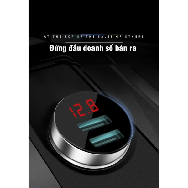 Khi bạn bật đèn LED trên tẩu sạc, ánh sáng sẽ chiếu lên vùng khuất dưới tay lái, tạo ra một khu vực sáng yếu. (Ảnh 3)