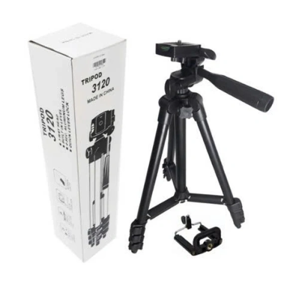 Với tripod TF-3110/3120, bạn có thể xoay kẹp điện thoại tới 180 độ để thay đổi góc nhìn mà không cần di chuyển chân đế. (Ảnh 4)