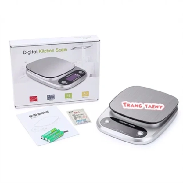 Với những tiêu chí trên, cân điện tử nhà bếp cao cấp Kitchen Scale (giá hiện tại 127.000 VND) được thiết kế với vỏ bọc nhựa cứng cáp và khung hợp kim siêu bền, giúp hạn chế tối đa việc trầy xước và bám bột. (Ảnh 3)