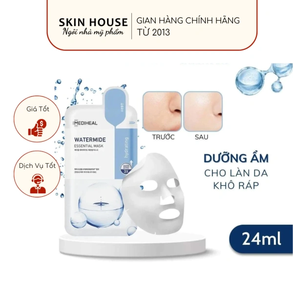 Với mức giá khoảng 30.000 VNĐ (giá khuyến mại), Mediheal Placenta Essential Mask là một lựa chọn vừa tiết kiệm vừa tiện lợi. (Ảnh 5)