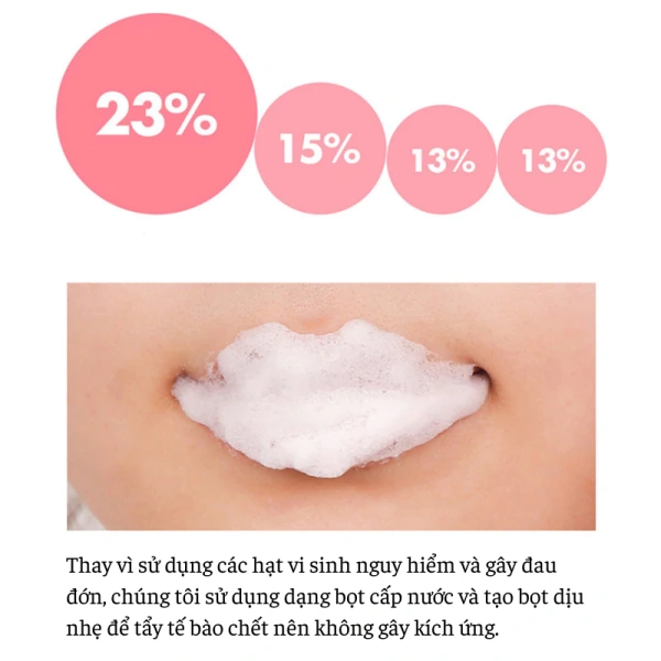 Trong dòng sản phẩm đang được người dùng quan tâm, Mặt Nạ Tẩy Da Chết Môi Bubble Bubble Lip (loại bỏ keratin, giảm thâm, dưỡng môi mềm mịn, hồng hào) mang lại giải pháp toàn diện. (Ảnh 5) Trong dòng sản phẩm đang được người dùng quan tâm, Mặt Nạ Tẩy Da Chết Môi Bubble Bubble Lip (loại bỏ keratin, giảm thâm, dưỡng môi mềm mịn, hồng hào) mang lại giải pháp toàn diện. (Ảnh 5)