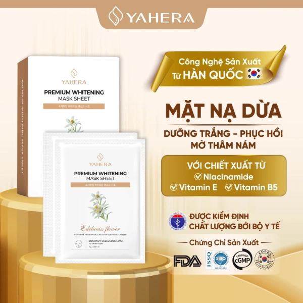 Mặt nạ thạch nước dừa cung cấp độ ẩm tức thì, nhưng làn da trắng sáng bền lâu thực sự cần một chuỗi chăm sóc đều đặn. - Ảnh 1