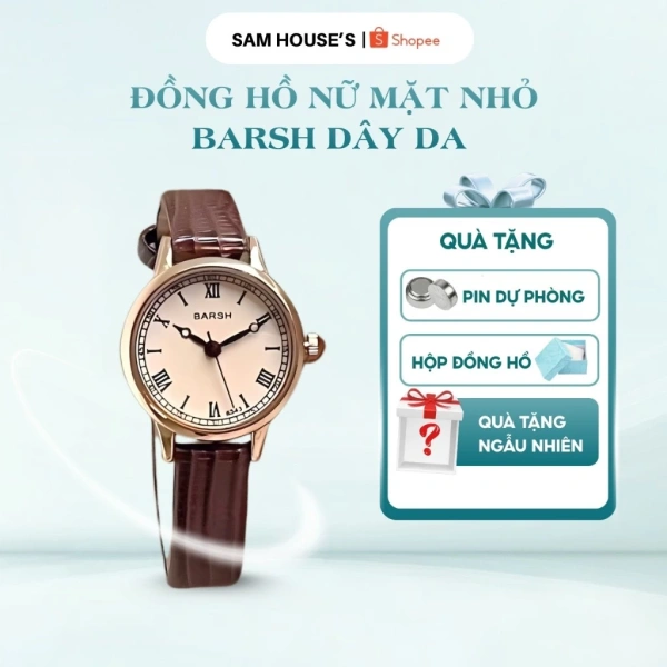 Mặt nhỏ thanh lịch của đồng hồ nữ dây da mềm khiến outfit gọn gàng, nhưng sau vài tháng dây dễ mất độ mềm. - Ảnh 1
