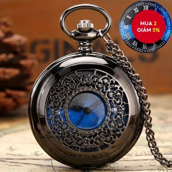 Mặt số xanh đầy sao trên đồng hồ bỏ túi: một chi tiết tinh tế nhưng lại khiến người dùng lãng quên thời gian - Ảnh 1 Mặt số xanh đầy sao trên đồng hồ bỏ túi: một chi tiết tinh tế nhưng lại khiến người dùng lãng quên thời gian - Ảnh 1