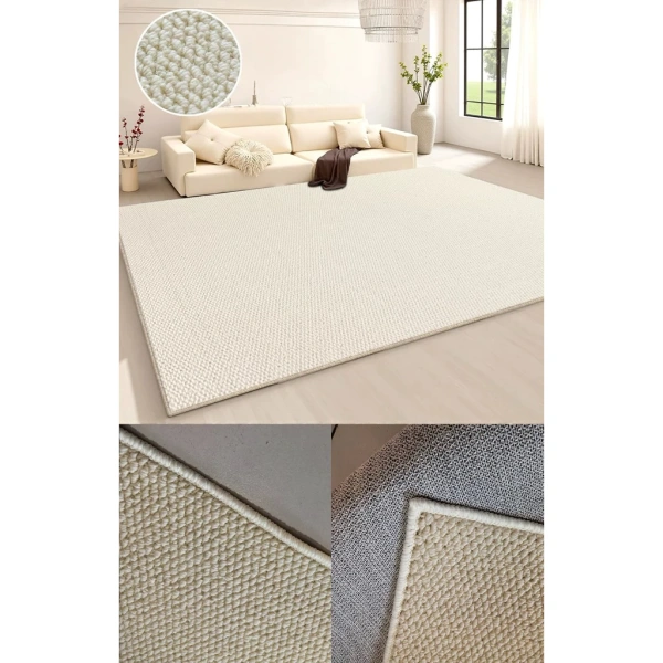 Không chỉ màu sắc, chất liệu của thảm cũng đóng vai trò quyết định trong việc duy trì cảm giác rộng rãi và đồng thời bảo đảm an toàn cho sức khỏe gia đình. (Ảnh 4)