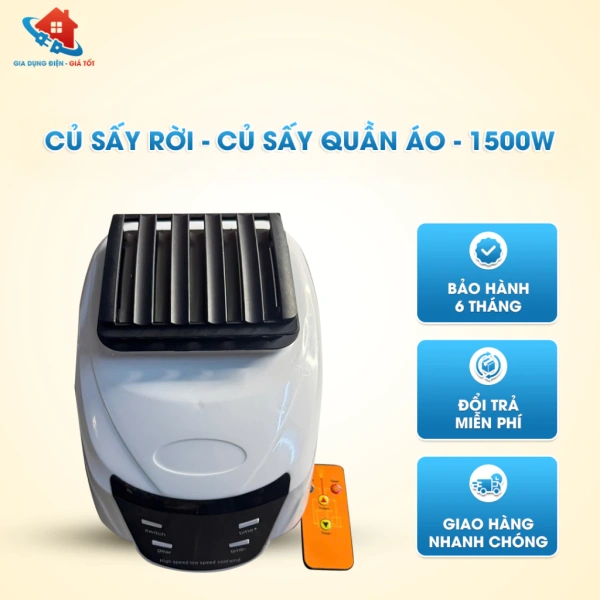 Máy sấy quần áo 1500W thường dựa trên hai yếu tố chính: nhiệt độ cao và luồng gió mạnh. (Ảnh 2) Máy sấy quần áo 1500W thường dựa trên hai yếu tố chính: nhiệt độ cao và luồng gió mạnh. (Ảnh 2)