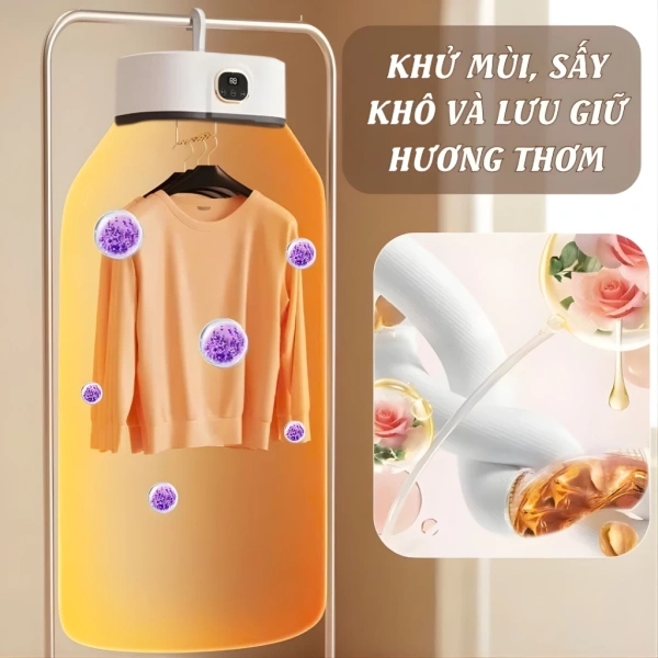 Máy sấy quần áo gấp gọn tiện lợi và nhanh khô, nhưng khả năng khử mùi không phải lúc nào cũng đáp ứng như kỳ vọng. - Ảnh 5