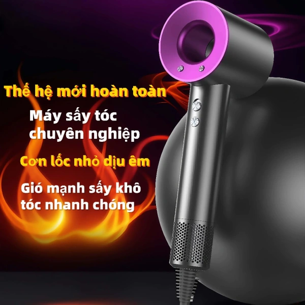Nhìn chung, khi ưu tiên tốc độ sấy, máy không cánh KHY 3500W nổi trội, nhưng người dùng phải thận trọng trong việc lựa chọn chế độ nhiệt và tốc độ gió để tránh tình trạng tóc khô và dễ gãy. (Ảnh 3) Nhìn chung, khi ưu tiên tốc độ sấy, máy không cánh KHY 3500W nổi trội, nhưng người dùng phải thận trọng trong việc lựa chọn chế độ nhiệt và tốc độ gió để tránh tình trạng tóc khô và dễ gãy. (Ảnh 3)