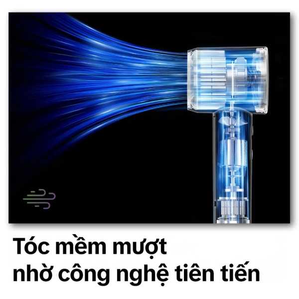 Luồng không khí nhanh khiến các ion dương trong không khí nhanh chóng rời khỏi bề mặt tóc, tạo ra hiện tượng tĩnh điện. (Ảnh 2) Luồng không khí nhanh khiến các ion dương trong không khí nhanh chóng rời khỏi bề mặt tóc, tạo ra hiện tượng tĩnh điện. (Ảnh 2)