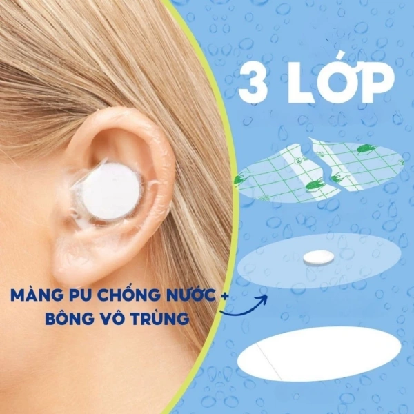 Miếng dán bịt tai chống nước cho bé khi tắm giúp giảm ngứa tai sau mỗi lần bơi – điều bố mẹ thường bỏ qua - Ảnh 2